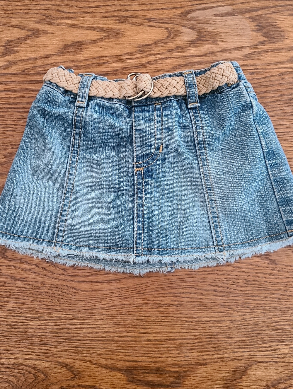 Vintage - Old Navy 12 -18 Mo. Denim Skort with Braided Belt